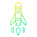L'immagine di un razzo per rappresentare le startup
