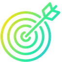 L'immagine di un bersaglio, per rappresentare gli obiettivi di un'azienda