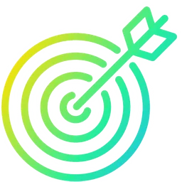 L'immagine di un bersaglio, per rappresentare gli obiettivi di un'azienda