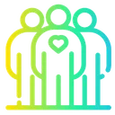 L'immagine di un gruppo di persone che lavorano in squadra